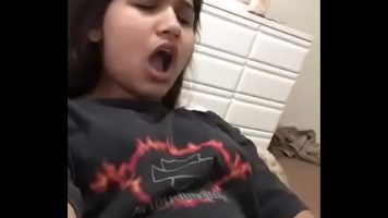 Young indian beauty girl caught masturbating