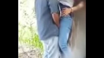 Indian college students fuck hard in public hot