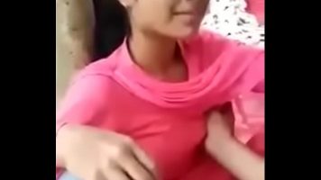 Amazing village girl big boobs pressed