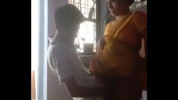 Desi shy aunty fucked hard by young boy