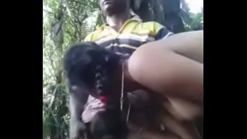 Hot Indian village girl fucked in forest desi chudai