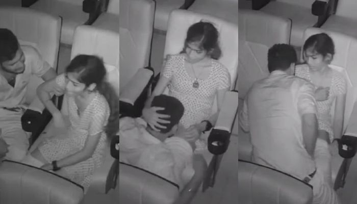 Xvideos College lover pussy licking blowjob fucking in cinema hall full videos